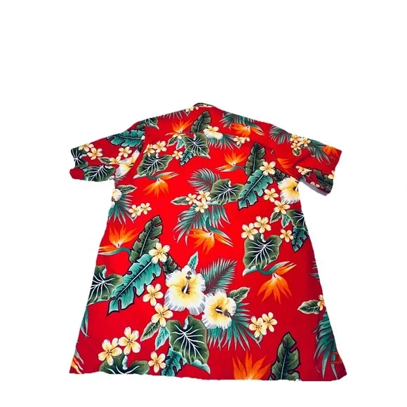 Vintage Alvish Enjoy Life Hawaiian Shirt sz Medium Vacation Cruise Island Wear - Picture 6 of 13